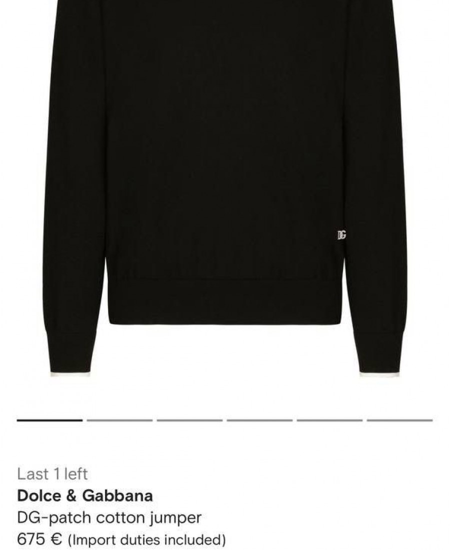 DOLCE GABBANA TRİKO SWEAT 7